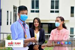 Rewarding Grade XI- Management Students for their outstanding Marketing effort